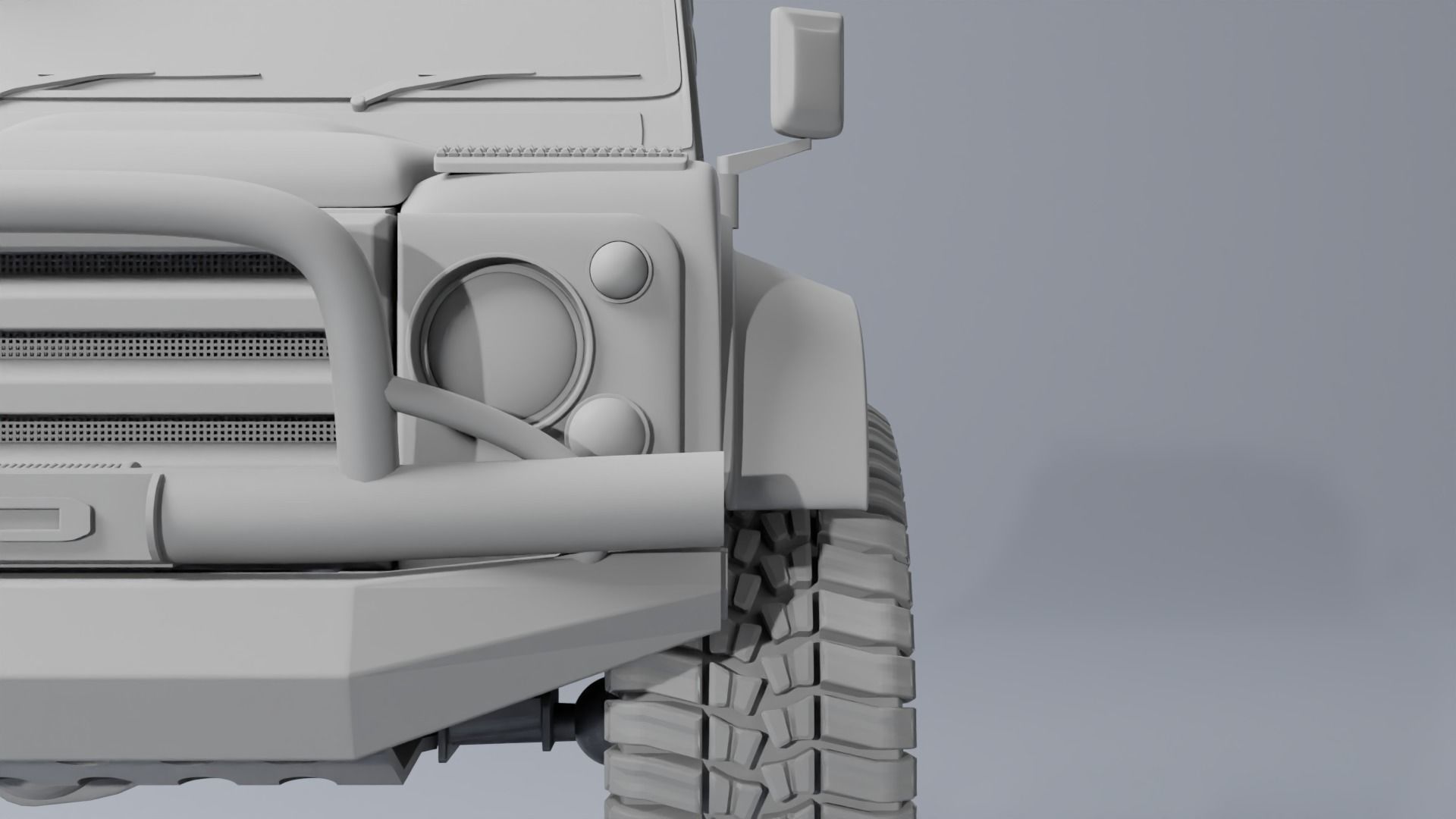 LAND ROVER DEFENDER 3D print model_23