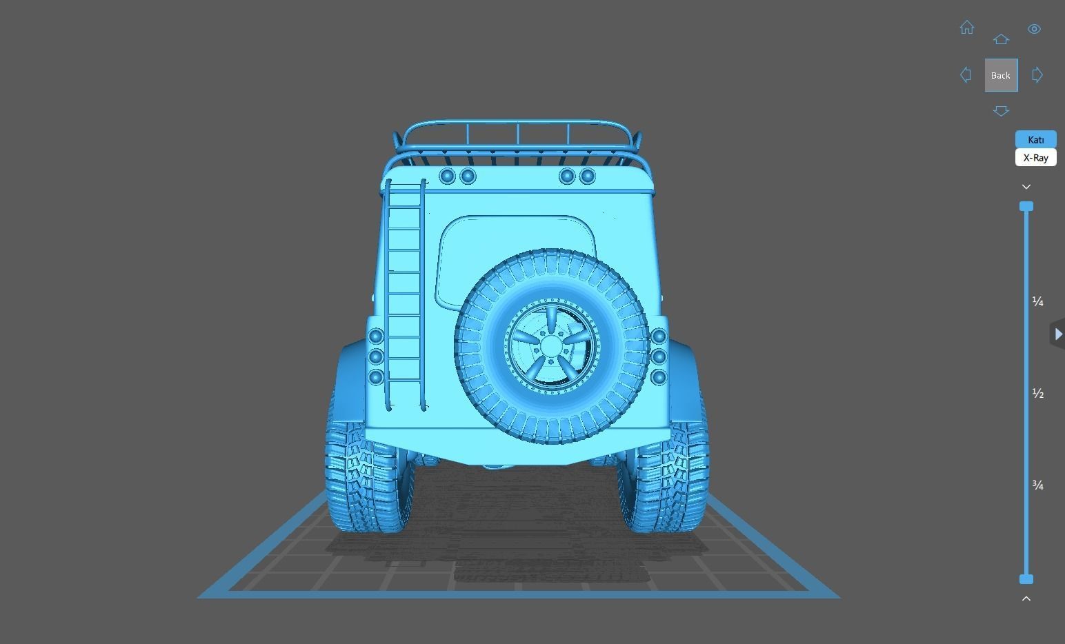 LAND ROVER DEFENDER 3D print model_26