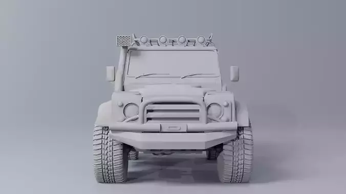 LAND ROVER DEFENDER 3D print model