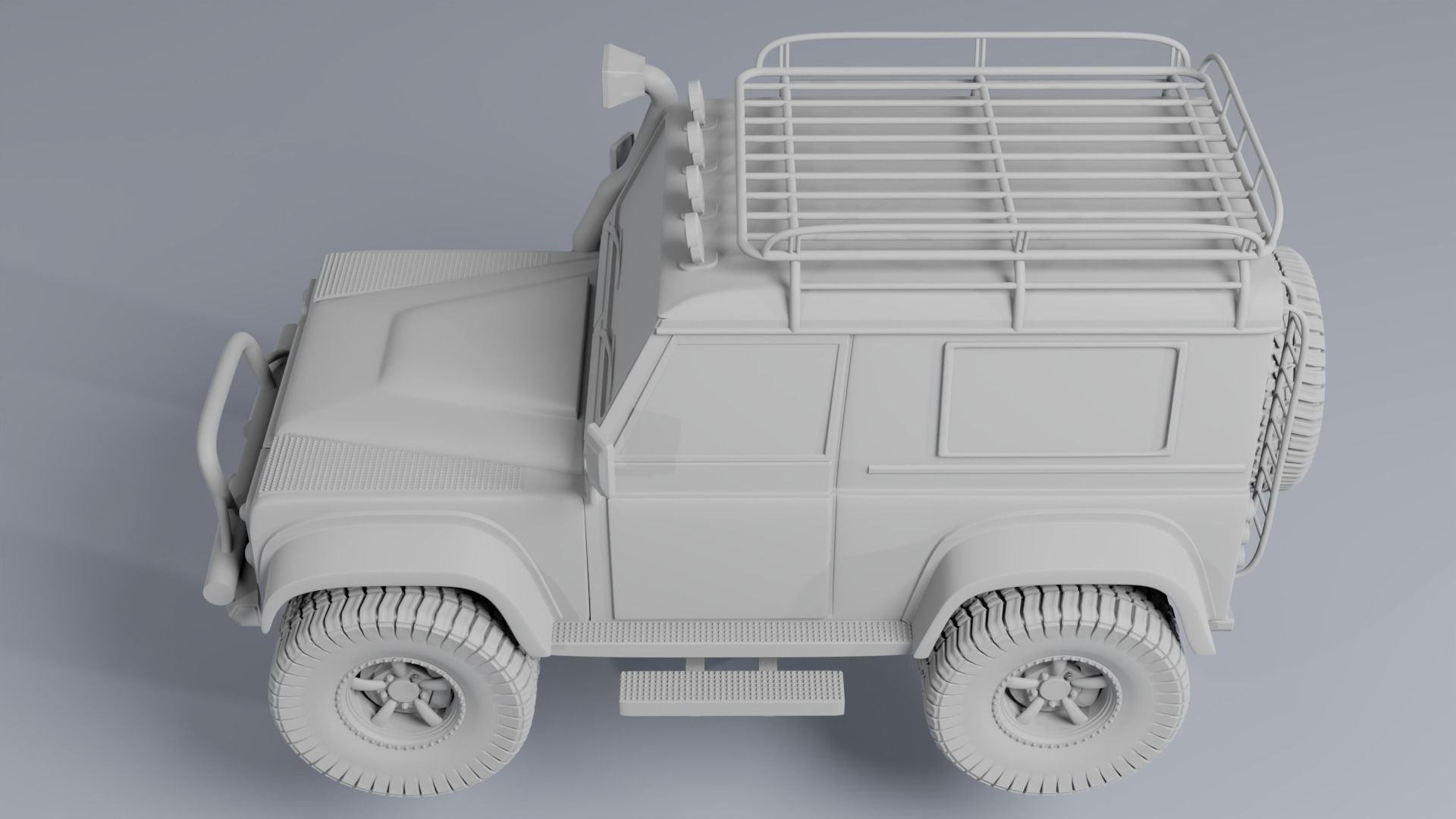 LAND ROVER DEFENDER 3D print model_16