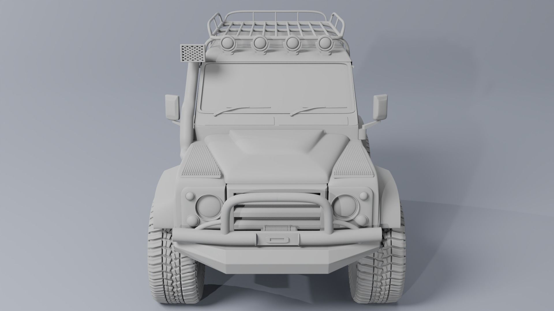 LAND ROVER DEFENDER 3D print model_6
