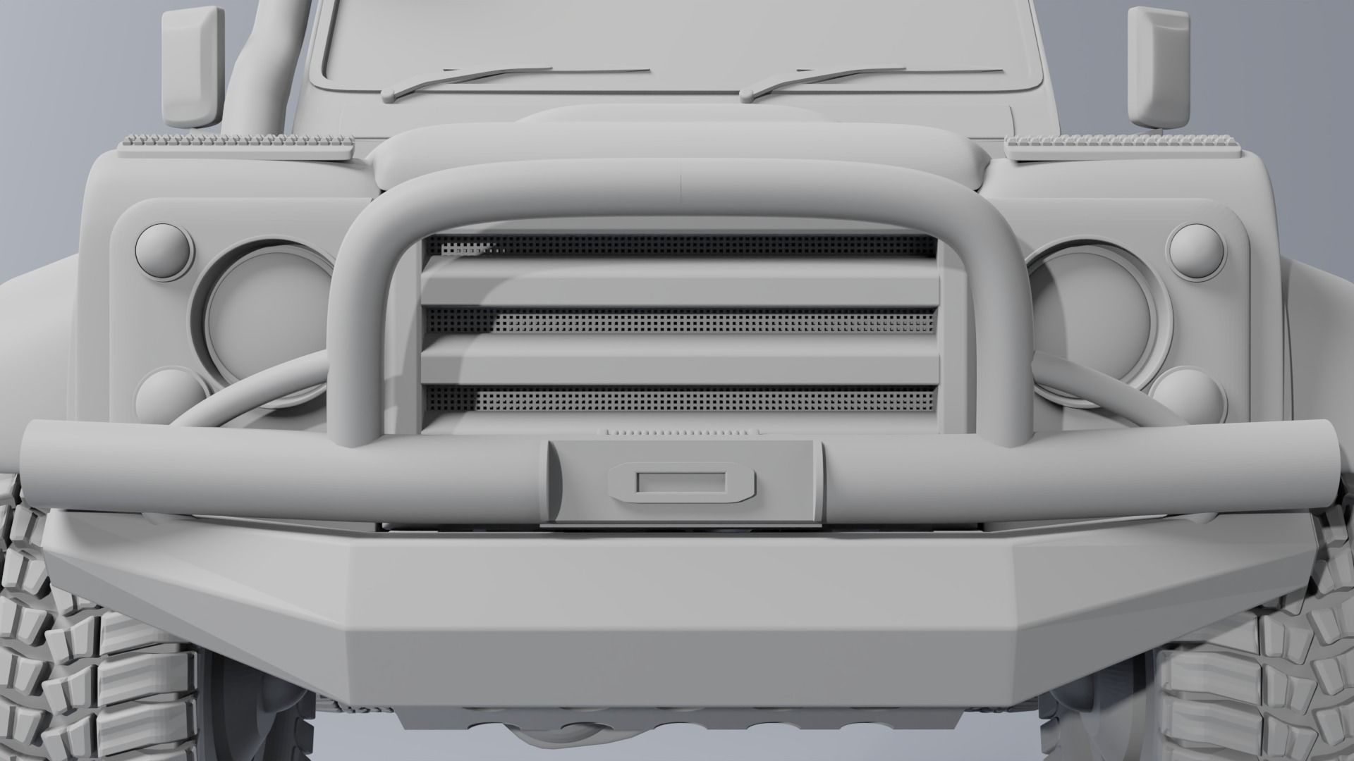 LAND ROVER DEFENDER 3D print model_21