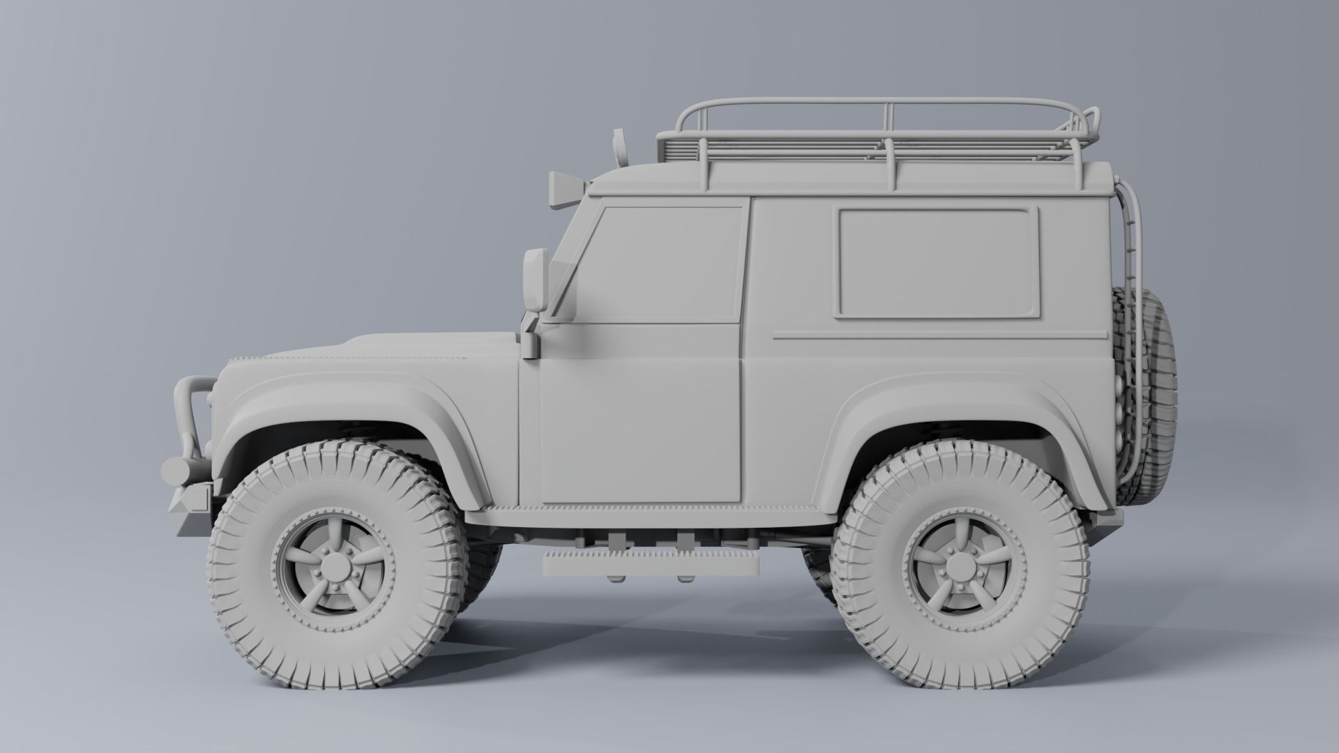 LAND ROVER DEFENDER 3D print model_5