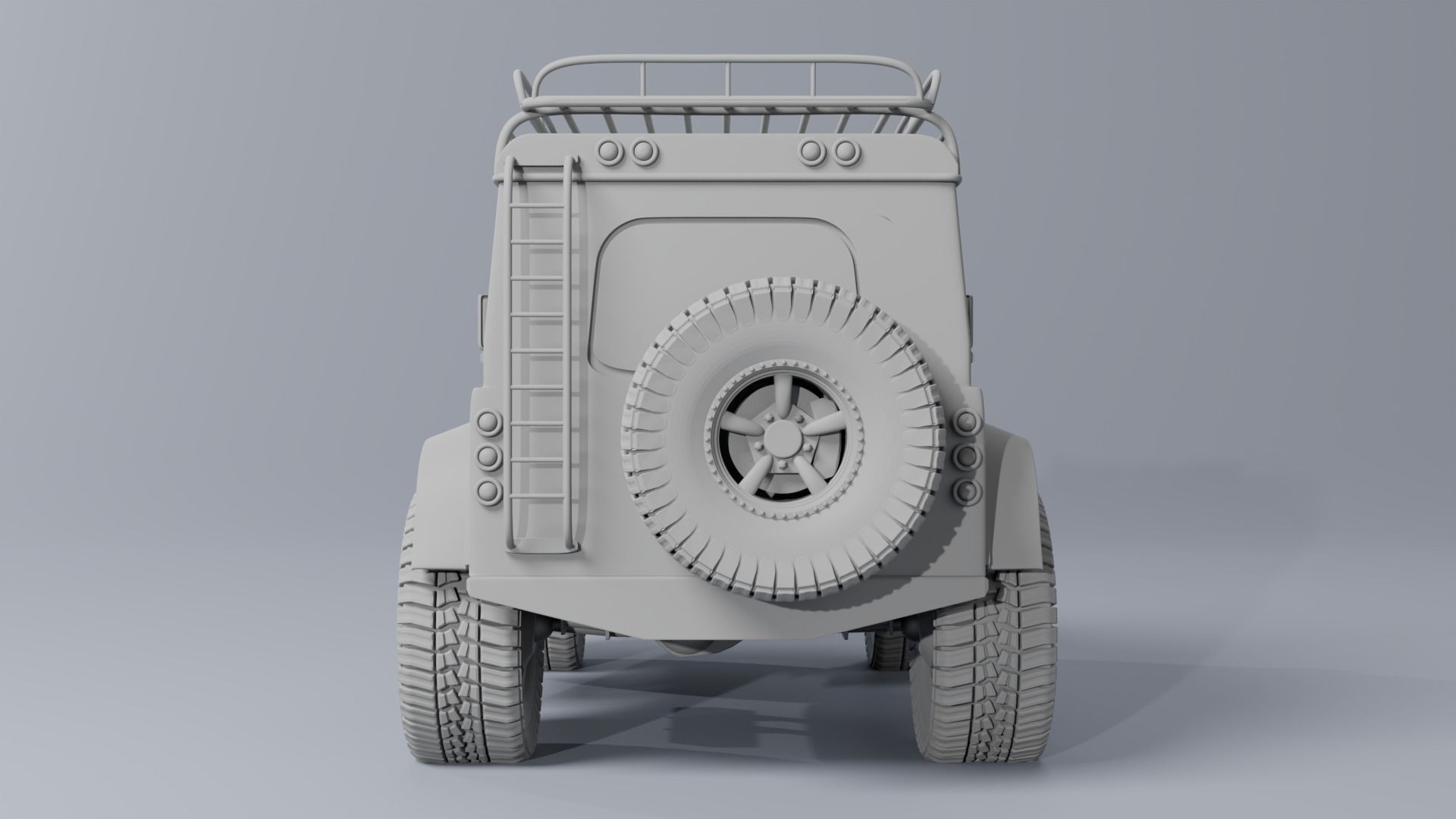 LAND ROVER DEFENDER 3D print model_4