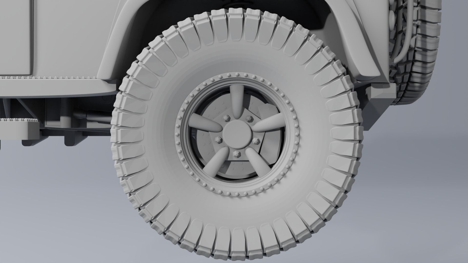 LAND ROVER DEFENDER 3D print model_18