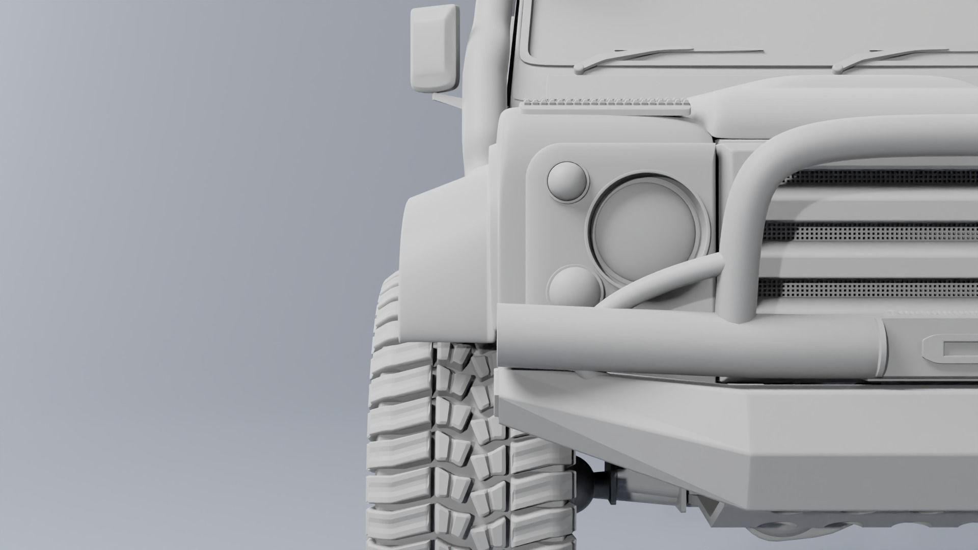 LAND ROVER DEFENDER 3D print model_22