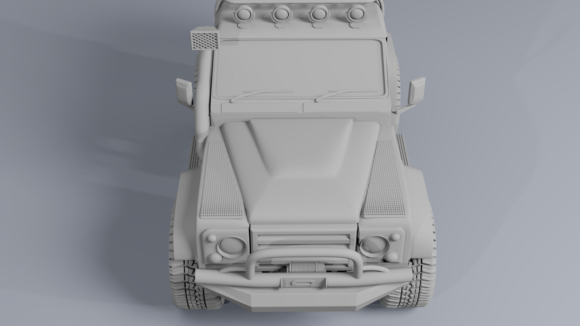 LAND ROVER DEFENDER 3D print model_19