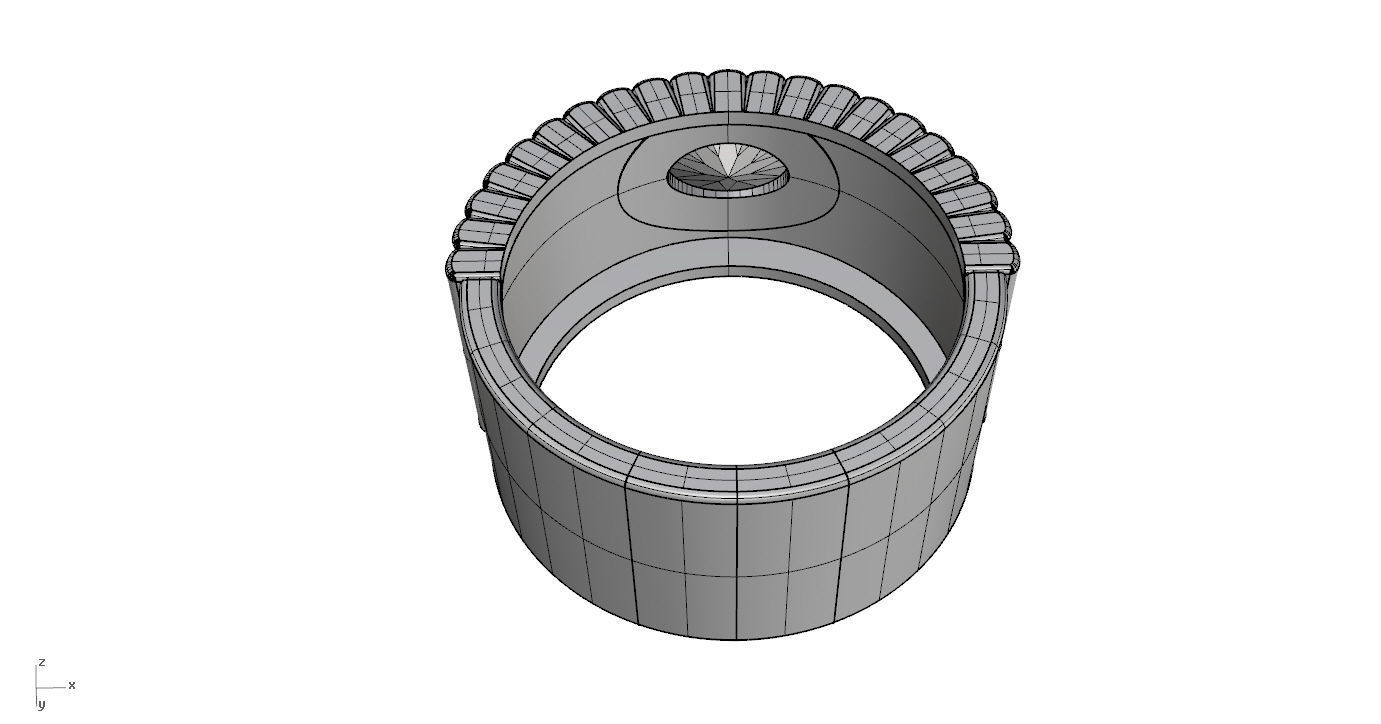 RNIG 002- 2023 BEZEL setting 3D print model_7