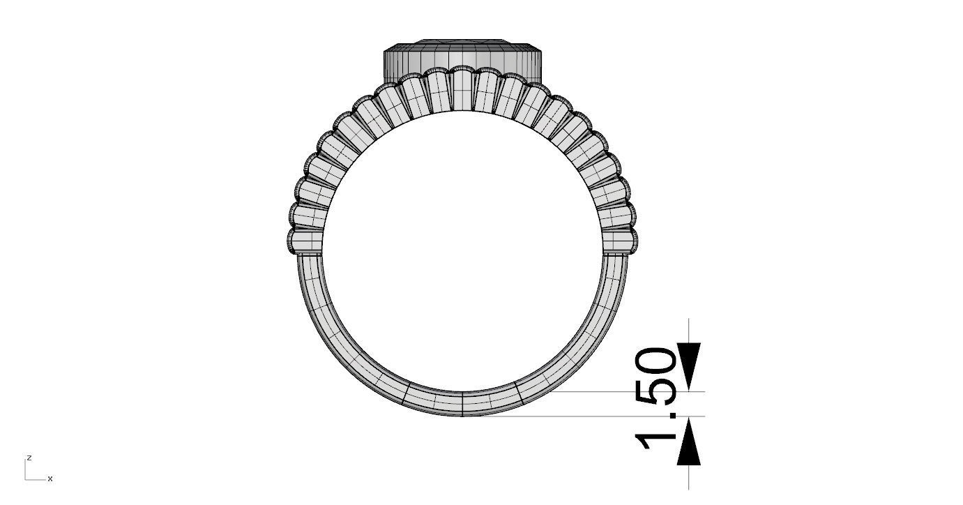 RNIG 002- 2023 BEZEL setting 3D print model_6
