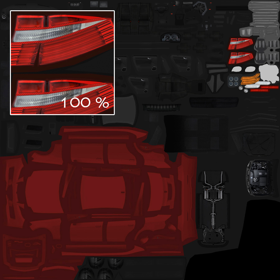 Generic Car - D Segment Low-poly 3D model_27