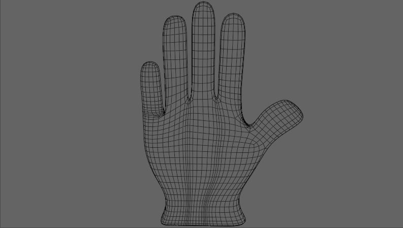 EMOJI HAND MODEL Free 3D model_6