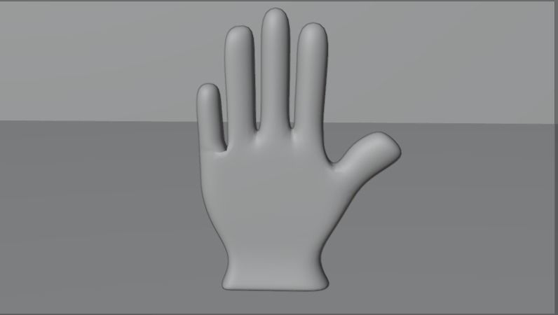 EMOJI HAND MODEL Free 3D model_4