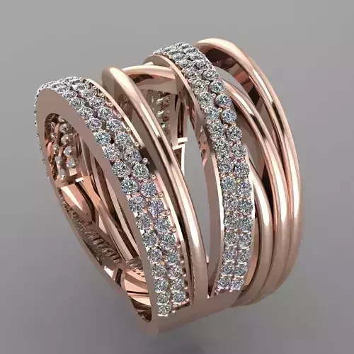 Wedding Engagement Women Ring 3D print model