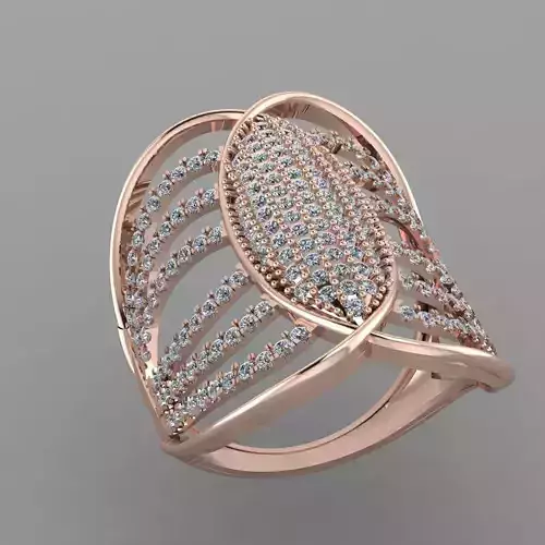 Wedding Engagement Women Ring 3D print model