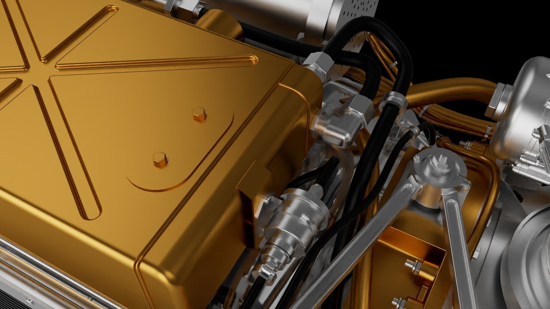 Gas Turbine Engine 3D print model_4