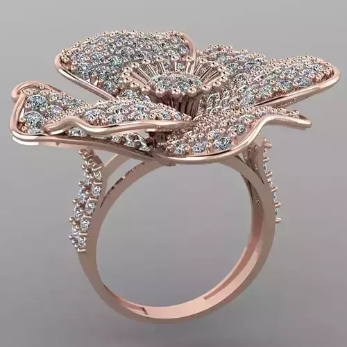 Wedding Engagement Women Ring 3D print model
