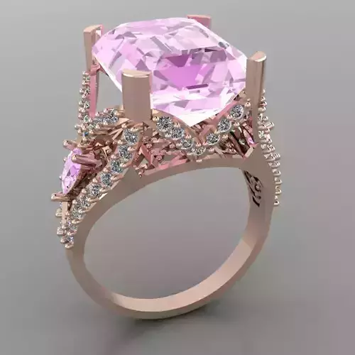 Wedding Engagement Women Ring 3D print model
