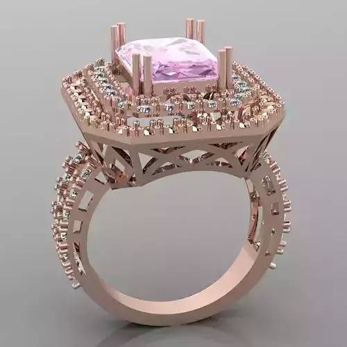Wedding Engagement Women Ring 3D print model