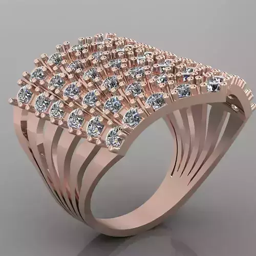 Wedding Engagement Women Ring 3D print model 3D print model