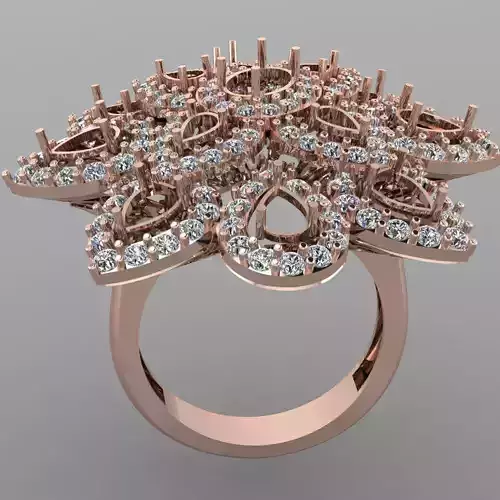 Wedding Engagement Women Ring 3D print model