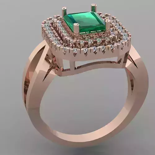 Wedding Engagement Women Ring 3D print model