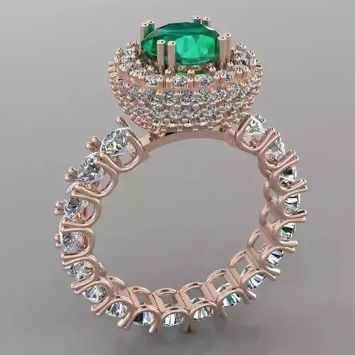 Wedding Engagement Women Ring 3D print model