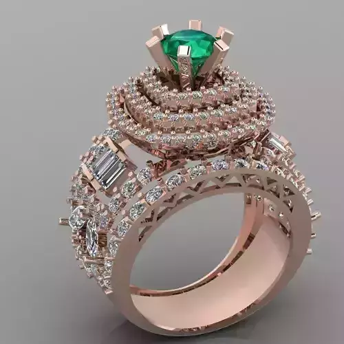 Wedding Engagement Women Ring 3D print model