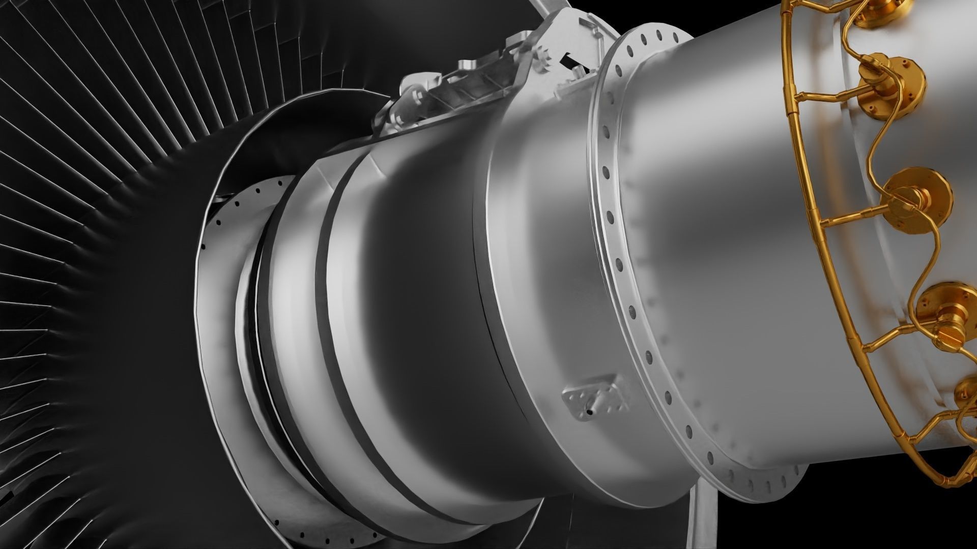 Jet Engine 3D print model_4