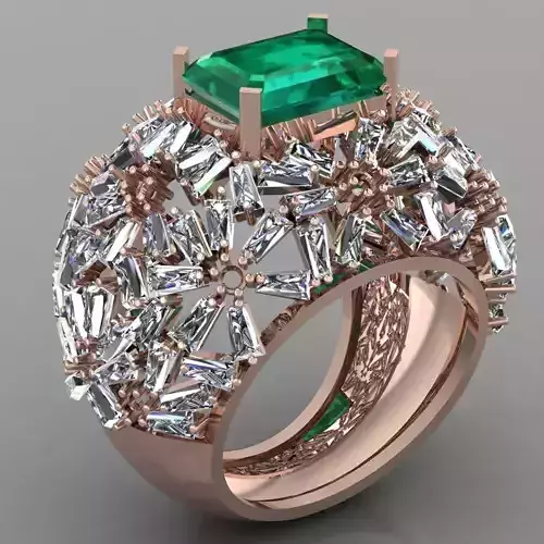 Wedding Engagement Women Ring 3D print model