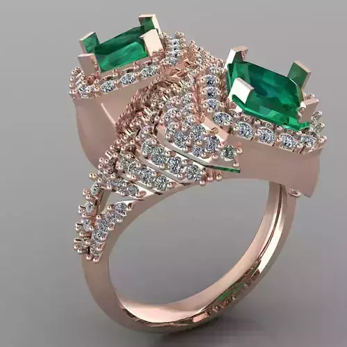 Wedding Engagement Women Ring 3D print model