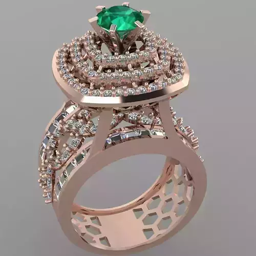 Wedding Engagement Women Ring 3D print model