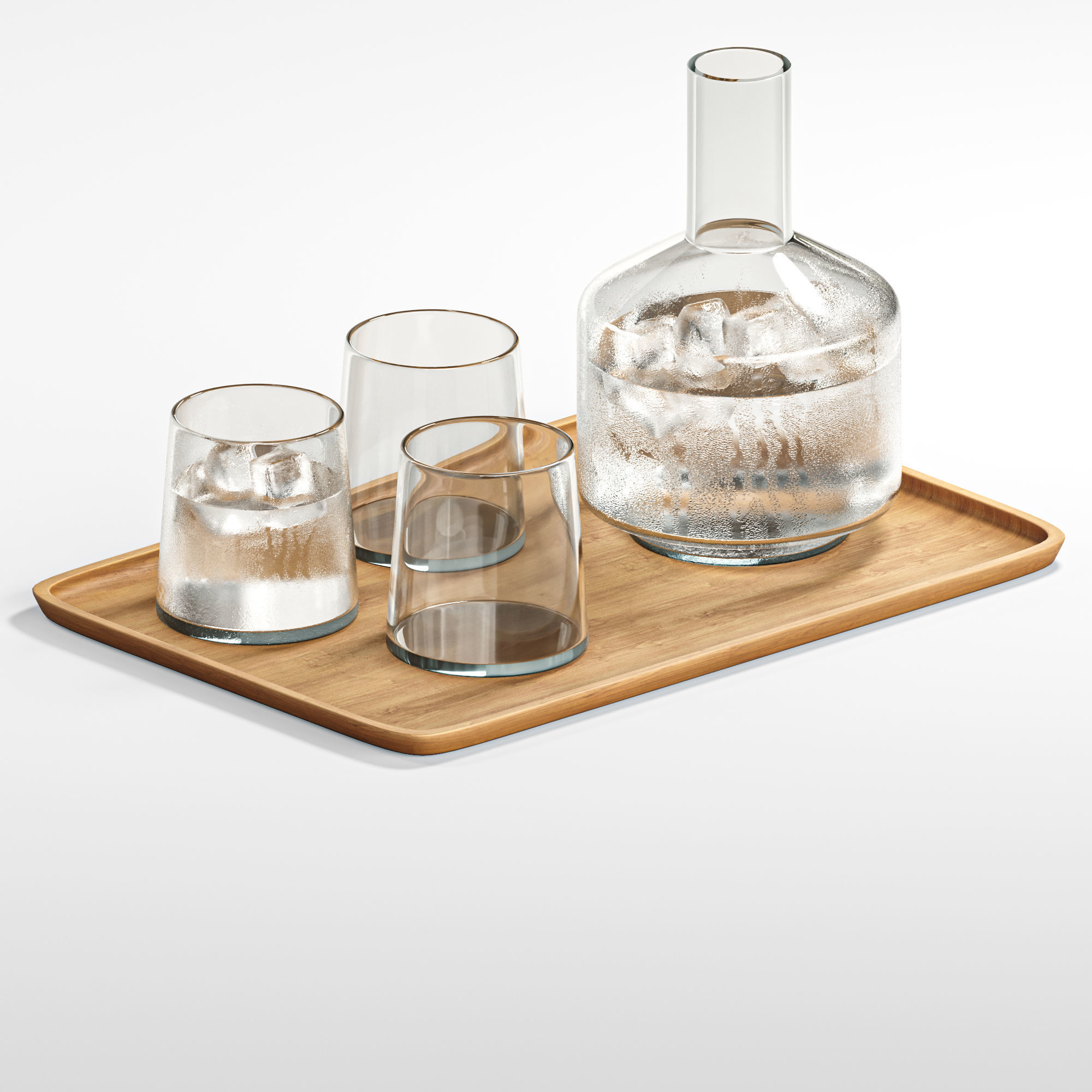 dishes tableware set 01 3D model_1