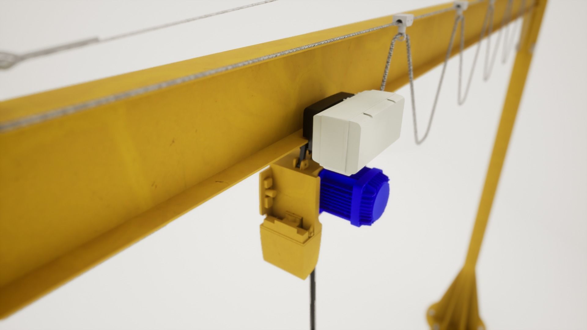 Pillar jib crane - Guindaste de Coluna 3D model_2