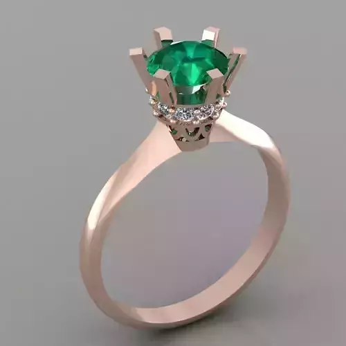 Wedding Engagement Women Ring 3D print model
