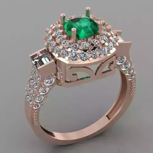 Wedding Engagement Women Ring 3D print model