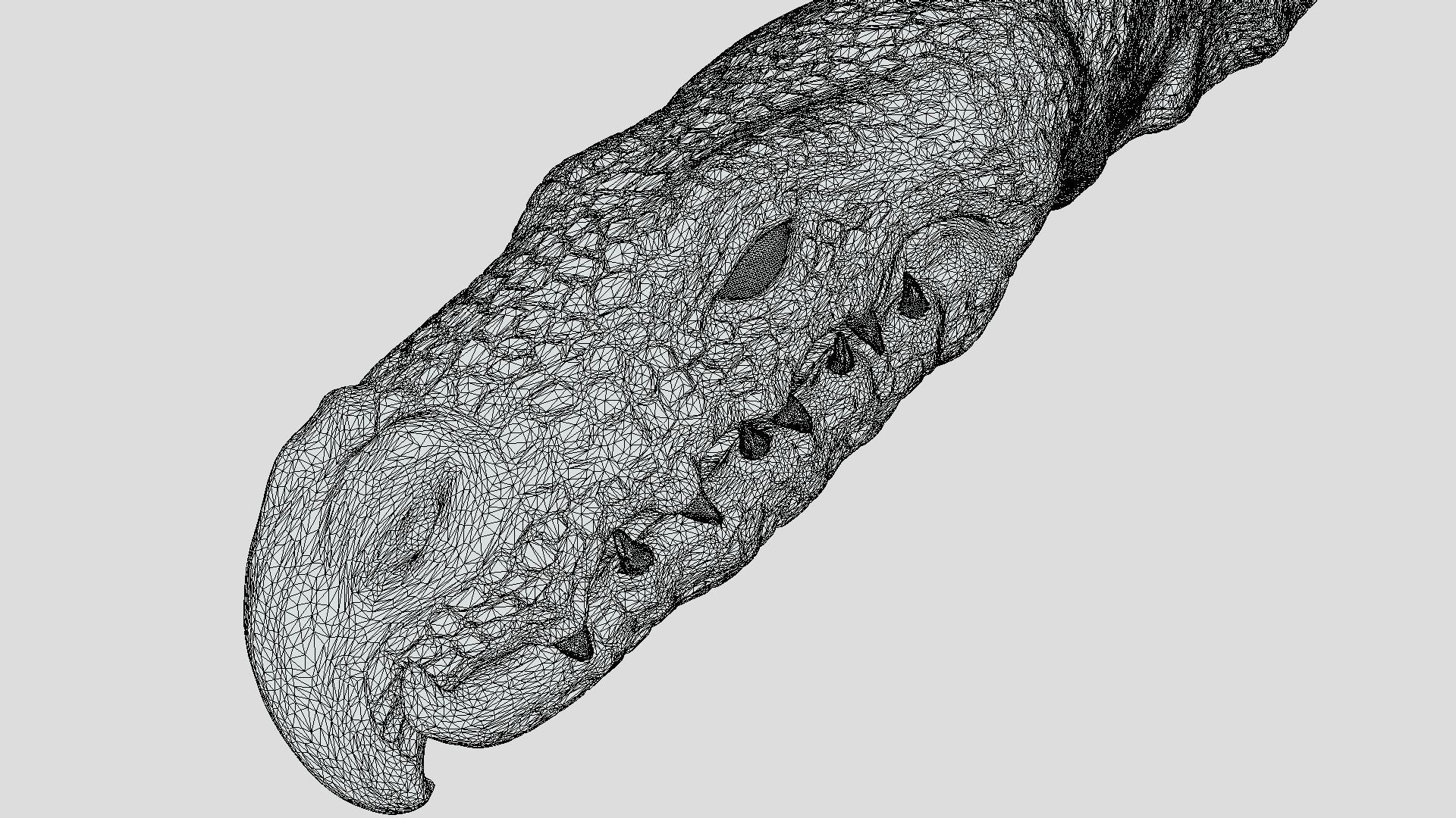 Hydra playing fetch 3D model_14