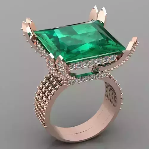 Wedding Engagement Women Ring 3D print model