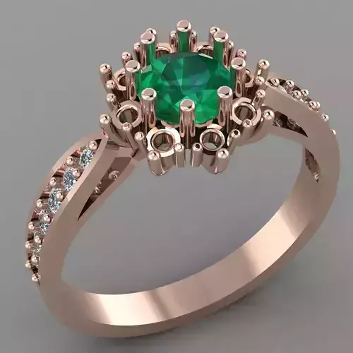 Wedding Engagement Women Ring 3D print model