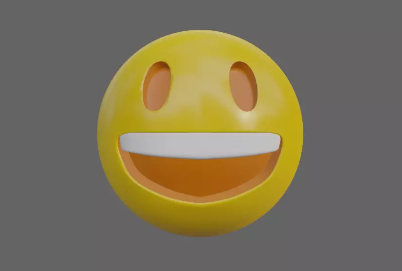 Emoji Face Model Free 3D model_0