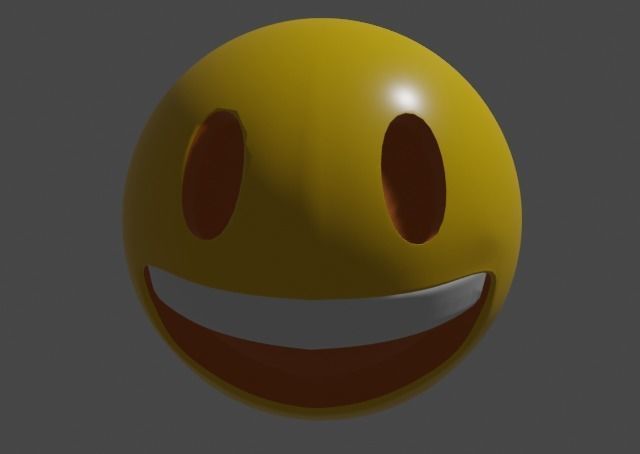 Emoji Face Model Free 3D model_3