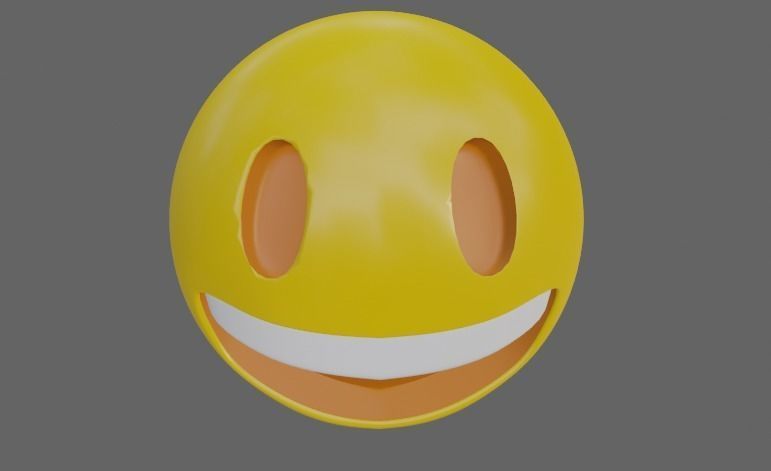 Emoji Face Model Free 3D model_2