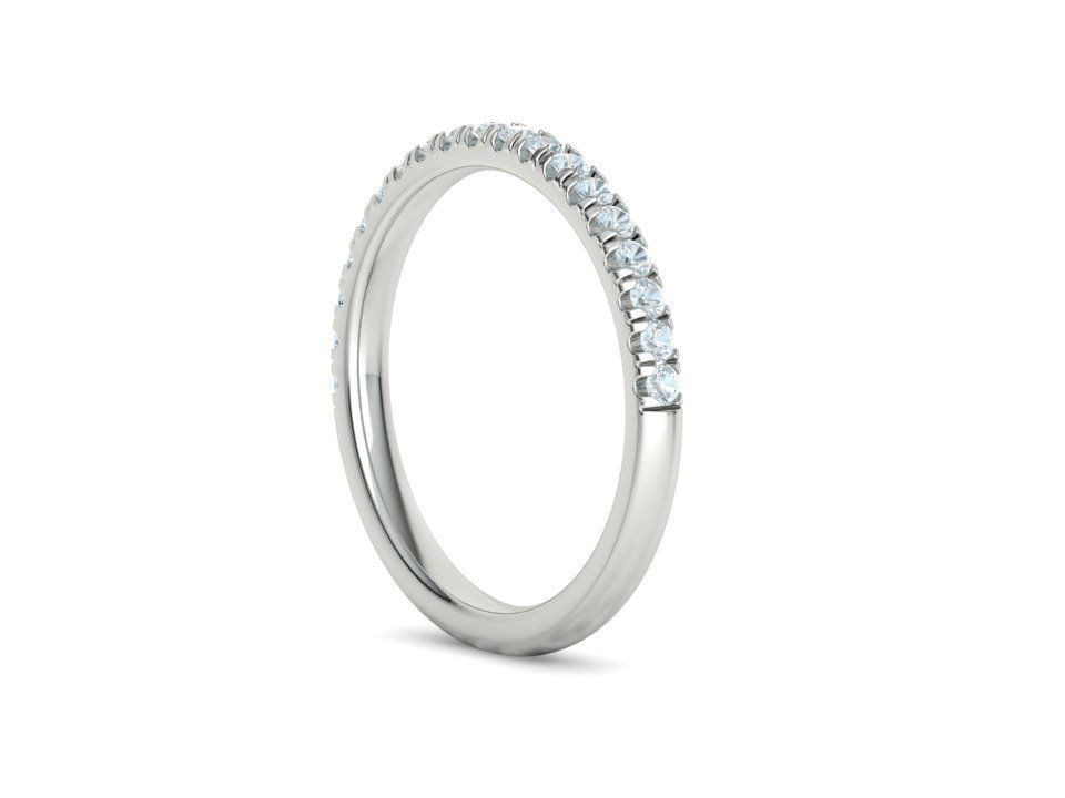 Classic Bridal Set with a 4ct Cushion Stone Under Halo Design 3D print model_70