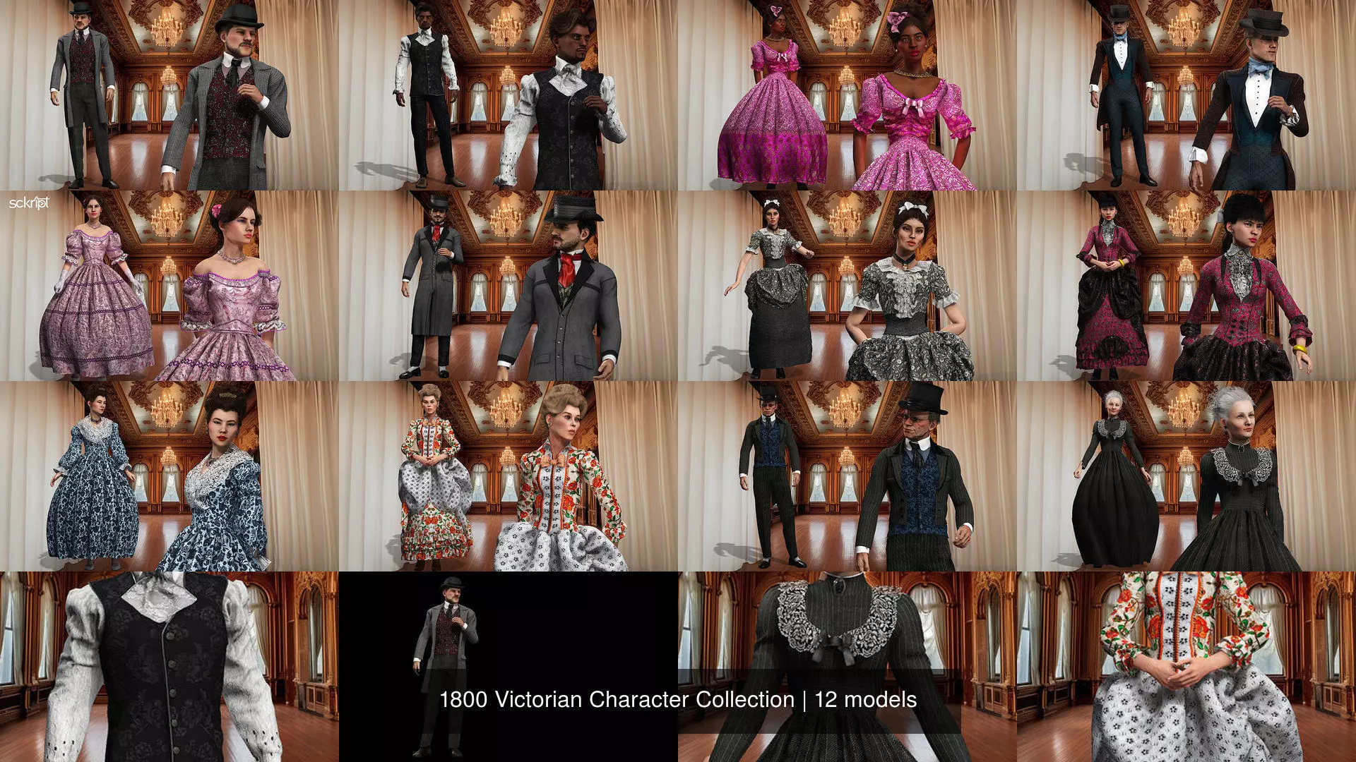 1800 Victorian Character Collection _13
