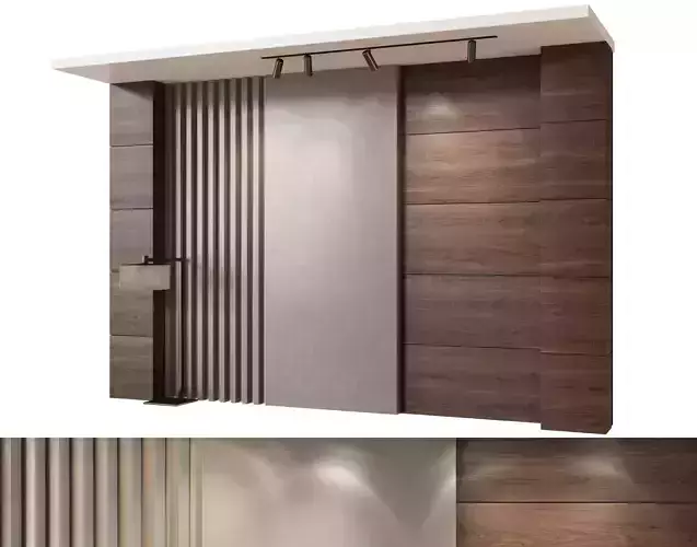 Decorative Wall Panel 02 3D model