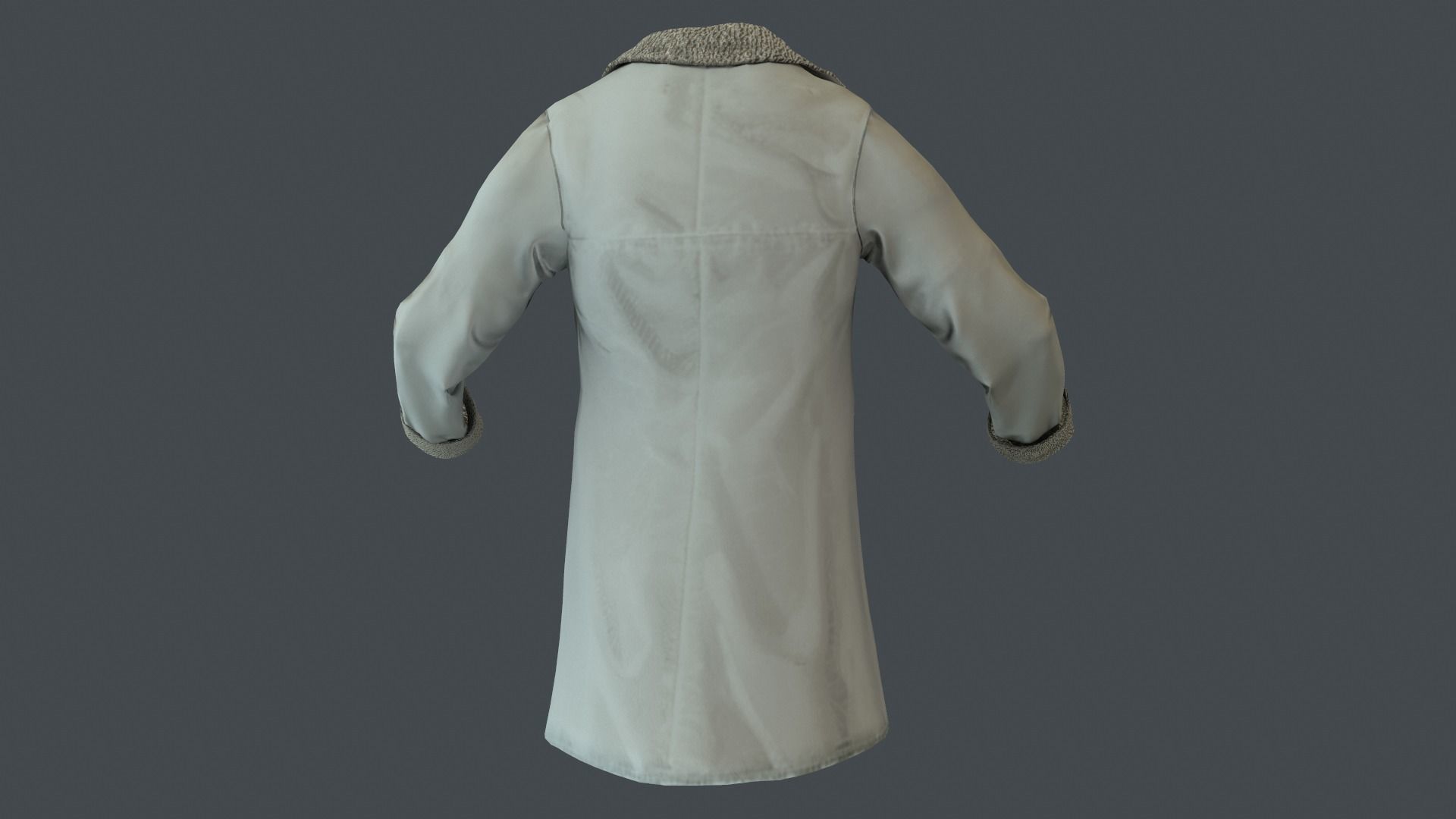 Coat 3 Low-poly 3D model_48