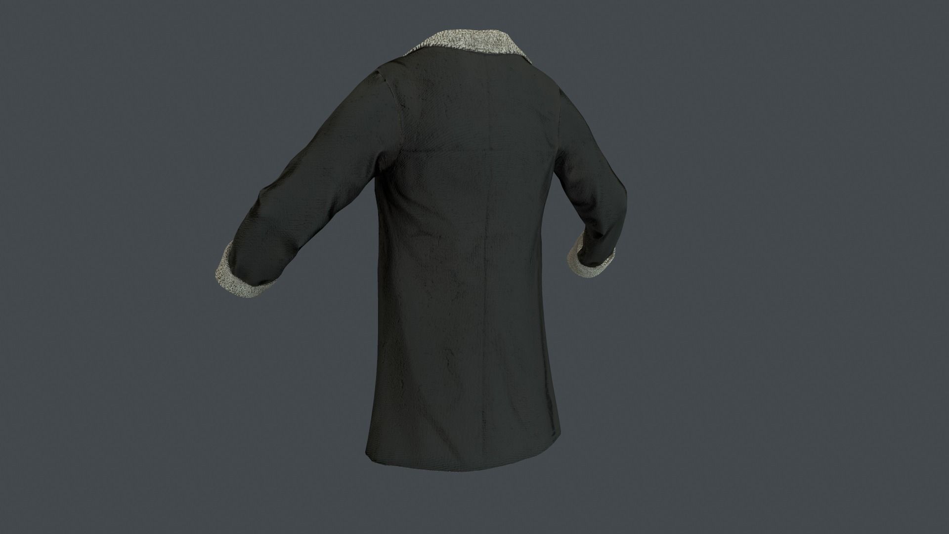 Coat 3 Low-poly 3D model_44
