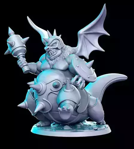 Gadrongo Dragon Quest Akira Toriyama 32mm Pre-supported