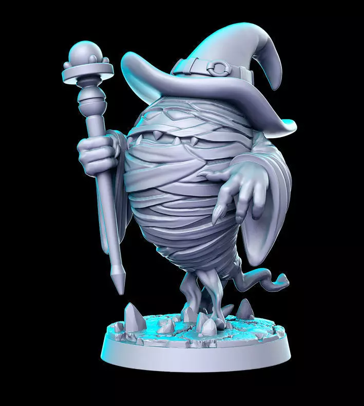 Dojinkiu Ghost Dragon Quest Akira Toriyama 32mm Pre-supported 3D print model_0