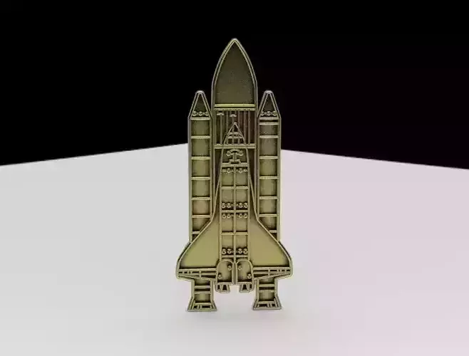 Nasa Rocket Pendant 3D print model