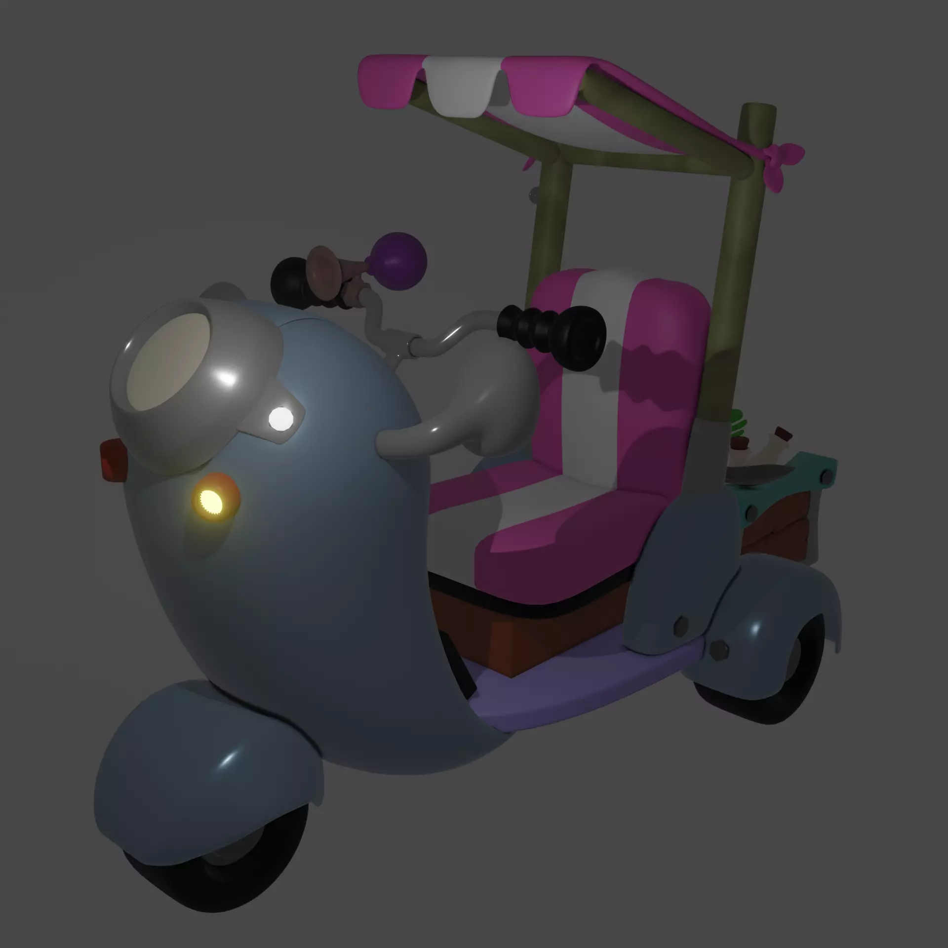 motorcycle Free 3D model_0
